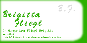 brigitta fliegl business card